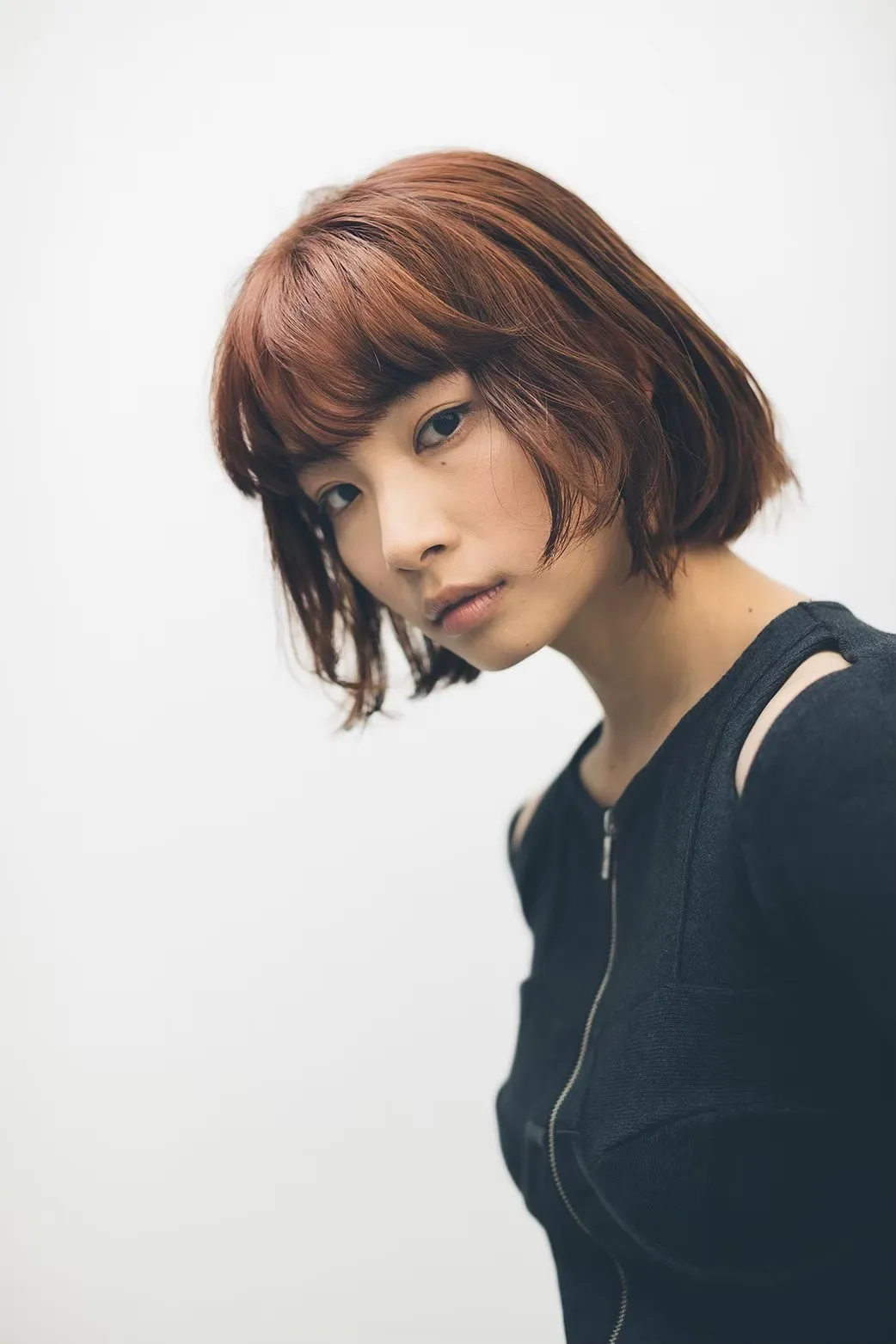 orange beige × bob